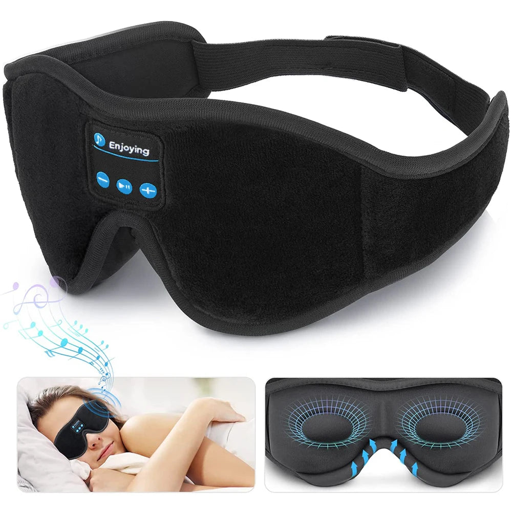 Bluetooth Sleep Mask Headphones Travel | Passport Gadgets