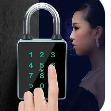 Smart Bluetooth Padlock with RFID &amp; Touch Keypad
