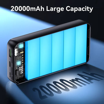 20000mAh 22.5W Fast Charging Power Bank with Digital Display