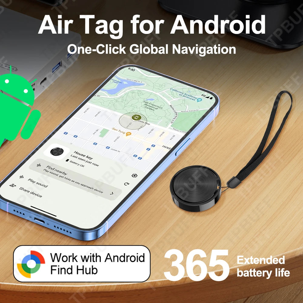 Smart Bluetooth GPS Tracker for Android Find Hub | Passport Gadgets