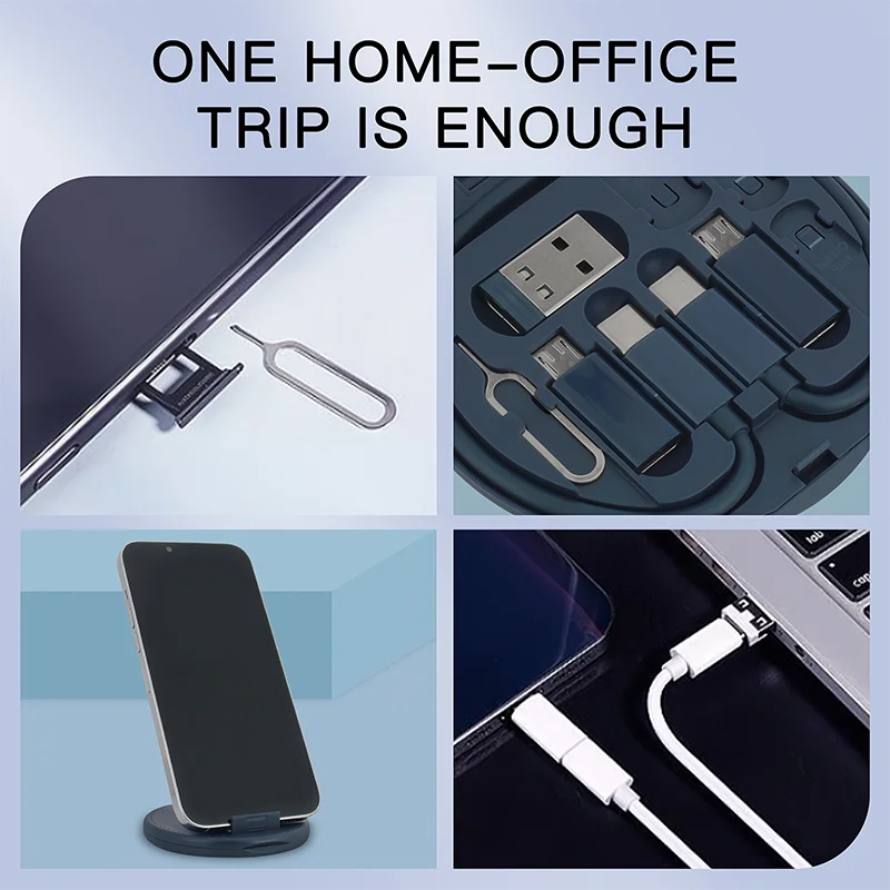 All-in-One 65W Travel Charging Cable Kit | Passport Gadgets