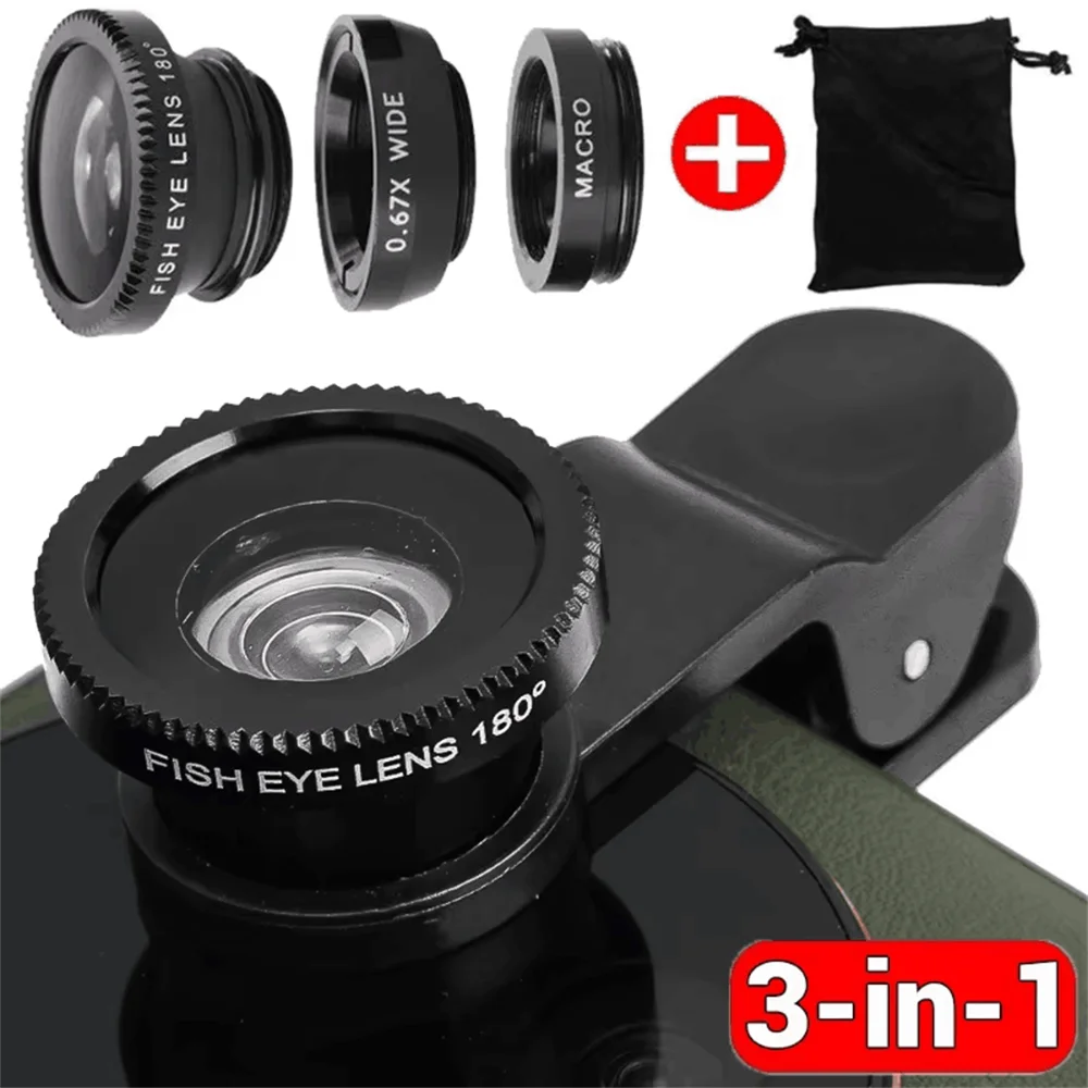 3-in-1 Universal Phone Camera Lens Kit | Passport Gadgets