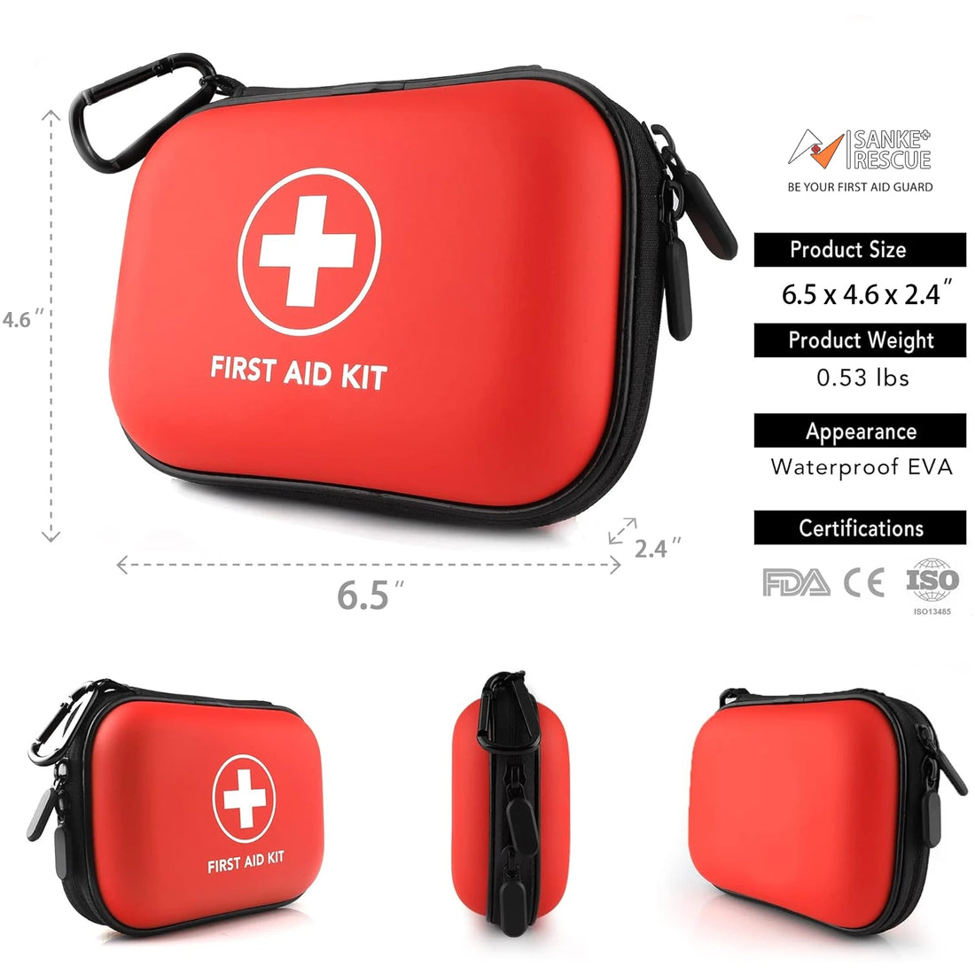 Portable First Aid Kit for Travel &amp; Outdoor Use | Passport Gadgets