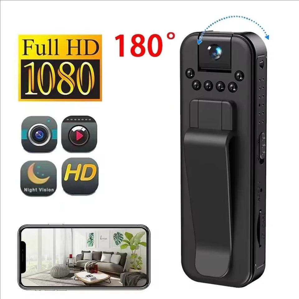 1080P HD Mini Body Camera with Night Vision | Passport Gadgets