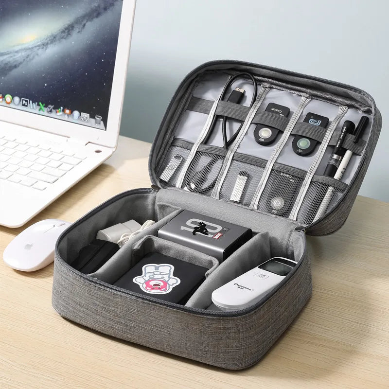 Multi-Layer Travel Electronics Organizer | Passport Gadgets