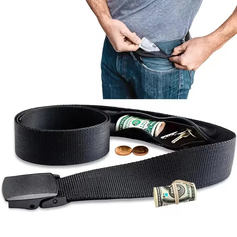 Anti-Theft Travel Money Belt Waist Wallet | Passport Gadgets